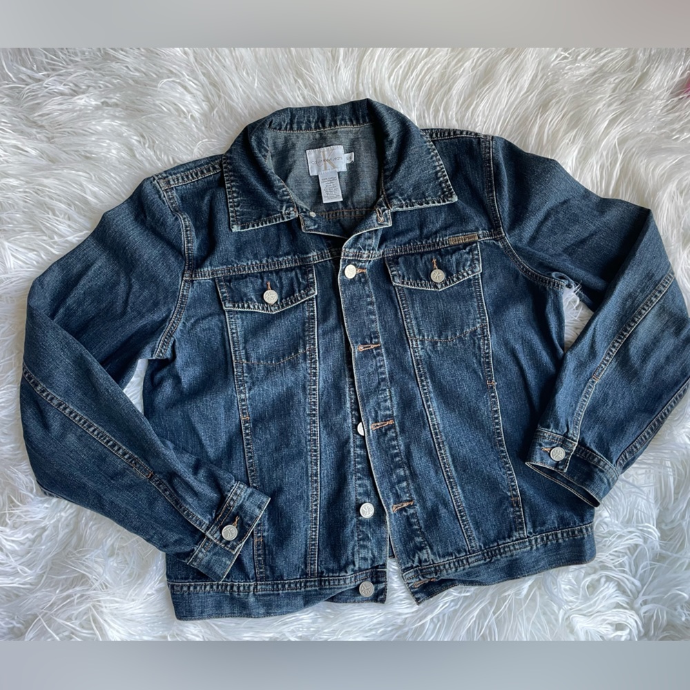 Calvin Klein jeans blue jacket size L